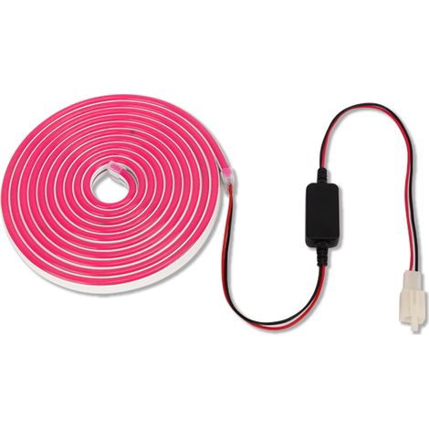 Bande lumineuse LED rose pour coffre avant de voiture, IP67, remplacement pour éclairage d'ambiance, compatible avec Tesla Model 3 2018-2020, 12-16 V CC (1/5)