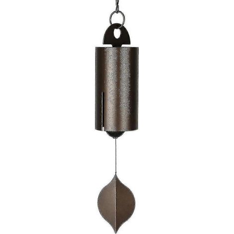 Carillon éolien d'extérieur en métal grand modèle son grave et profond idéal pour jardin et terrasse. Sérénité - S (1/5)