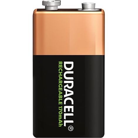 Pila Duracell Batería NiMH E-Block170mAH, HR9V, a1