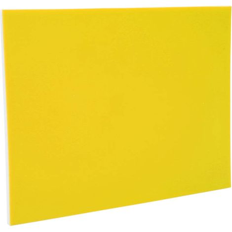 Bloc de gravure fin double couche en caoutchouc jaune et blanc gélatineux, pour tampons faits main. (1/5)