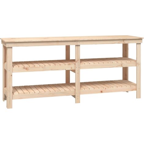 Banc de travail 181x50x80 cm Bois de pin massif (1/5)