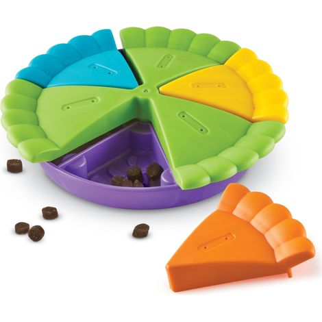 Puzzle Parts de Tarte pour friandises pour Chien, Jouet interactif pour Chien Contre l'ennui, Stimulation cérébrale, gamelle Anti-glouton, Cadeau et Jouet d'anniversaire pour Chien (1/4)