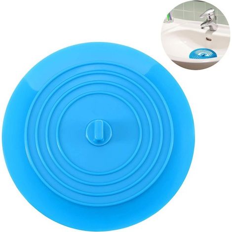 Bouchon d'évier rond en silicone de qualité alimentaire, 15 cm de diamètre pour cuisine (1/4)