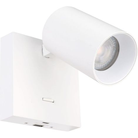 ELISE Liseuse murale orientable GU10 CCT 3000/4000K 5W ARIC (1/5)