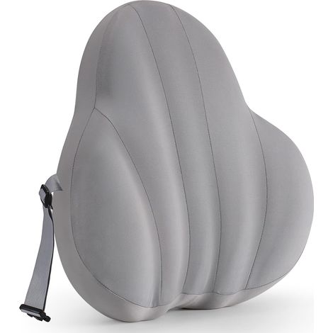 Large lumbar support pillow for office chair,  lower back support promotes relief from lumbar pain,  memory foam lumbar pillow cushion for car,  sofa (1/5)