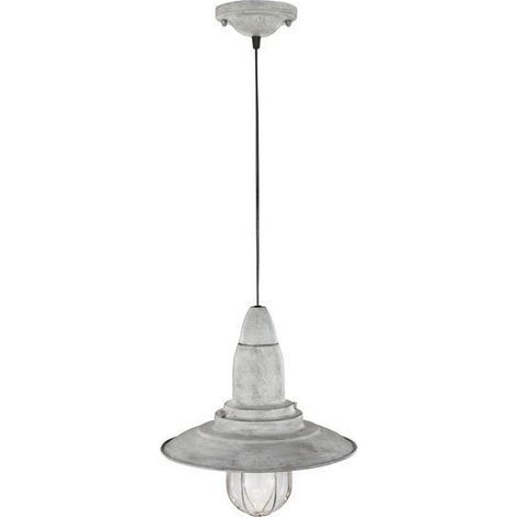 Suspension Led gris ancien culot E27 - Trio - Fisherman (1/3)