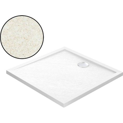 CAREA - Receveur CAPRI Grip 90x90 - Sable