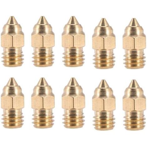 10 PièCes SéRies -6 SE 0.4 MM Buse Hotend Buses pour -10 V2 -3 -5 SéRie D'Imprimante 3D (1/4)