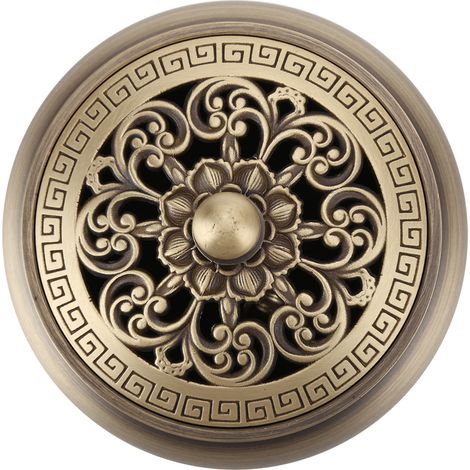 Brûleur d'encens en cuivre pour la maison, porte-brûleur d'encens, décoration artisanale (fond rond) (1/5)