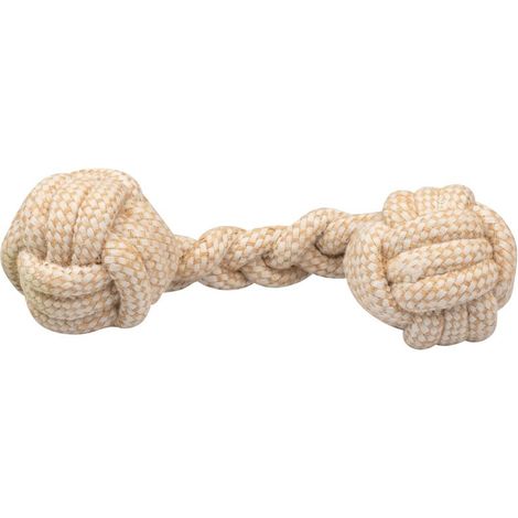 Gioco per cani in corda a forma di osso modello Dumbbell 25 cm