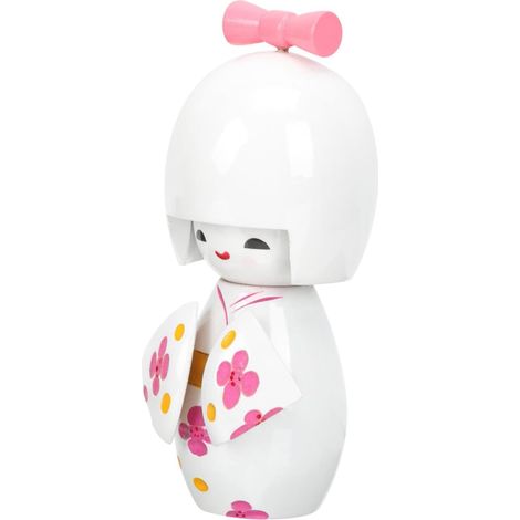 Figurine De Fille Kimono Ornement De Bureau Adorable pour Décoration Intérieure Style Traditionnel (1/5)