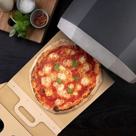 Sliding Pizza Peel, Non-Stick Pizza Peel, Wooden Pizza Peel with Handle, The Pizza Peel That Perfectly Transfers Pizza