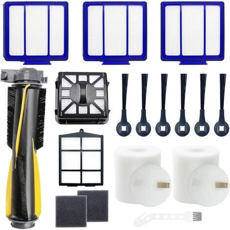 Kit accessoires 16 pices pour aspirateur robot Shark IQ RV1001AE RV1000 RV1001 AV970 AV993 RV912S AV1002AE avec brosse principale en mousse et filtre principal (1/5)