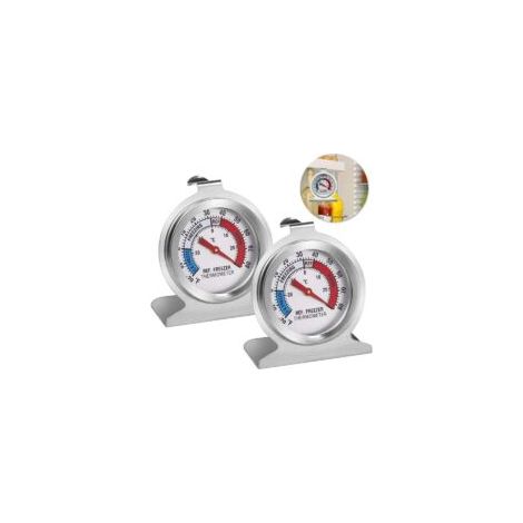 Termometri per congelatore,Termomètre per frigorifero,Termomètre de Température,Termomètre Ronde,Termometro Frigo - Crezuo