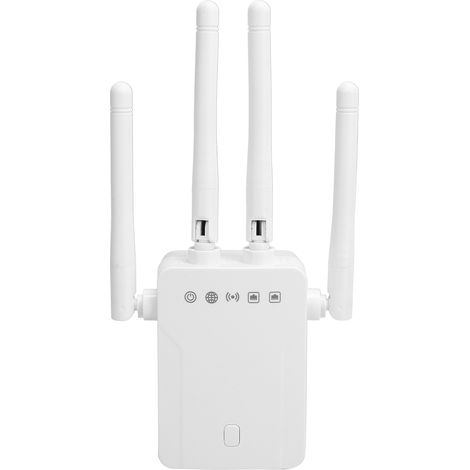 Amplificateur WiFi Double Bande 2.4G/5G 867Mbps, Répéteur Sans Fil AC, Extenseur de Signal Réseau 300Mbps, Prise EU 100-240V (1/5)