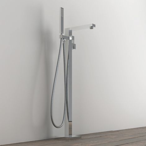 Ogomondo gruppo vasca 004 rubinetto incasso pavimento vasche free standing ottone (1/2)