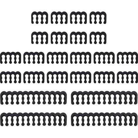 Lot de 24 peignes de câble 24 broches x 4 8 broches x 12 6 broches x 8 pour fil de câble Office Home 3-3,4 mm (1/5)