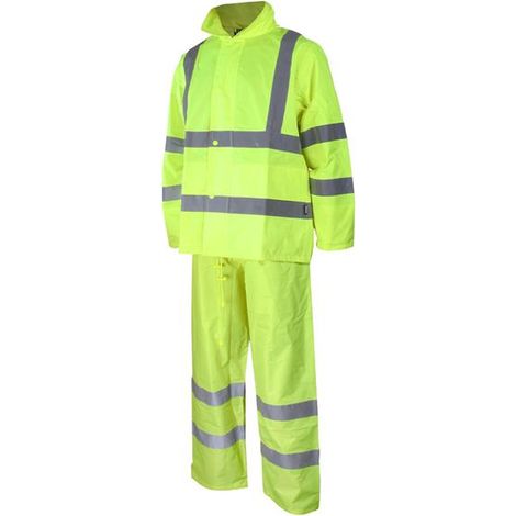 Scan BX230 Hi-Vis Rain Suit Yellow - XL SCAHVRSYXL