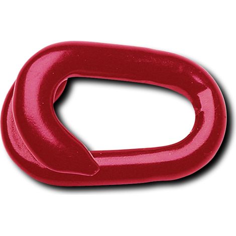 MORAVIA Verbindungsglied 7mm Stahl verzinkt rot kunststoffbeschichtet 10er-Pack