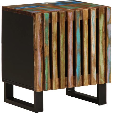 Maison Exclusive - Comodini 2pz 40x34x46 cm in Legno Massello di Recupero (1/5)