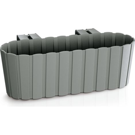 Prosperplast Blumenkasten BOARDEE HOOK Grau 38,3 cm (1/3)