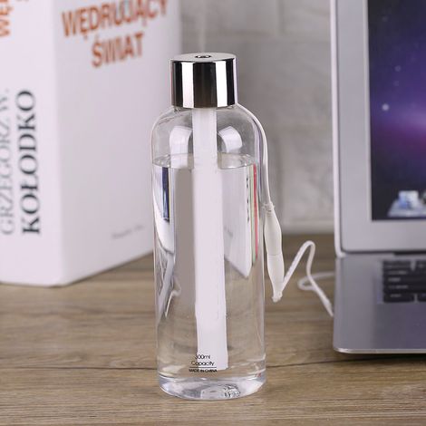 300-ml-Mini-Luftbefeuchter mit Nebelgenerator, tragbarer USB-Wasserflaschen-Luftbefeuchter für Auto und Zuhause (1/5)