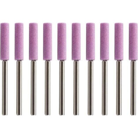 10pcs Affûteur Tronçonneuse Compatible pour Polissage de Chaîne Tronçonneuse à Manucure (Arbre 4mm) (1/5)