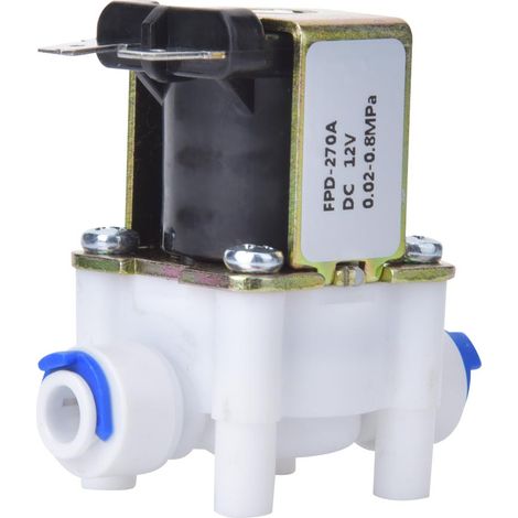 Connecteur d'entrée en plastique haute résistance pour électrovanne G1/4 po, usage domestique (1/5)