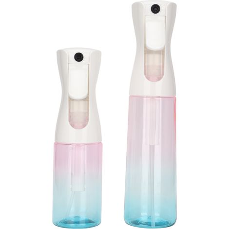 2 pièces Flacons Vaporisateurs de Voyage Rechargeables 300ml et 200ml pour Cosmétiques, Soins des Cheveux, Plantes et Nettoyage (1/5)