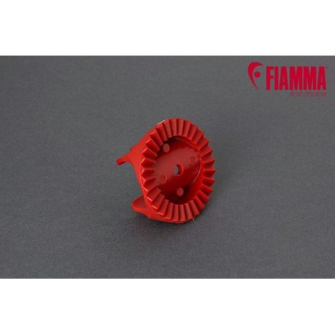 Rosetta dentata per portabici Fiamma red