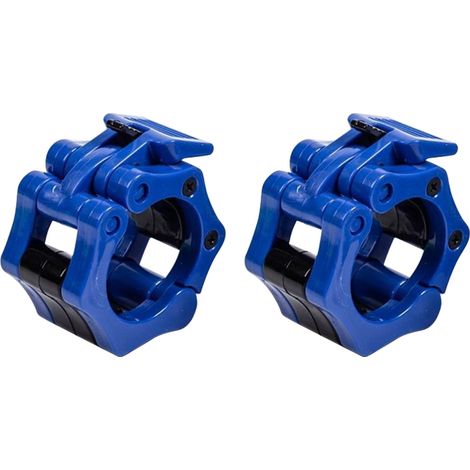 Colliers de barre à dégagement rapide, pinces de barre, clips d'haltères, équipement d'entraînement, bleu