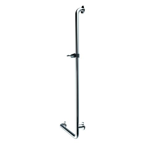 Normbau Inox Care Winkelgriff mit Brausehalter 500x1200, rechts