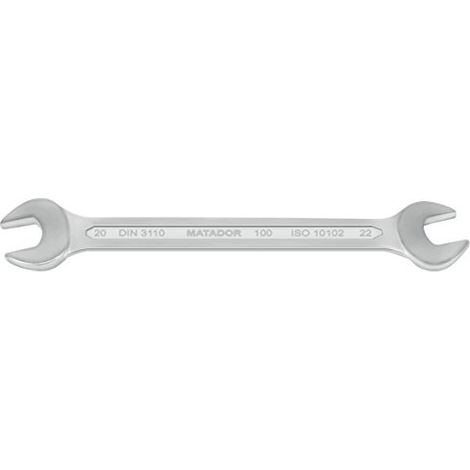 llave fija matador 01001922 cabeza inclinada 15 grados acero