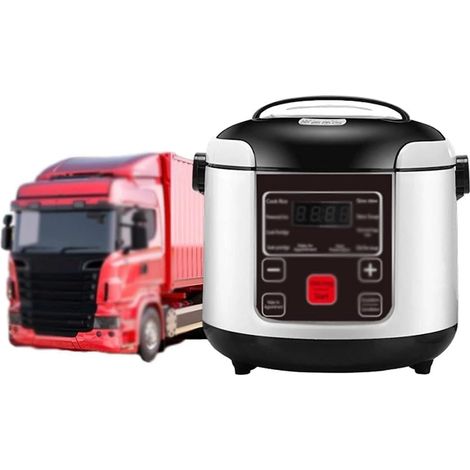 Petit Cuiseur À Riz 12V / 24V, Cuiseur À Riz De Voyage En Voiture Portable, Fonction De Chauffage Et De Maintien Au Chaud, Pour Les Voitures, Voyage De Camp,24v (1/5)