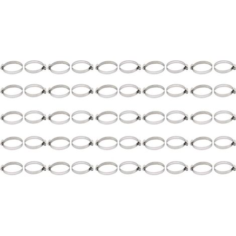 50pcs 40-64mm Spannbereich 12mm Breite Stahlschlauchschelle (85e80ffdca03afa3fe58b235bddddc53) (1/3)