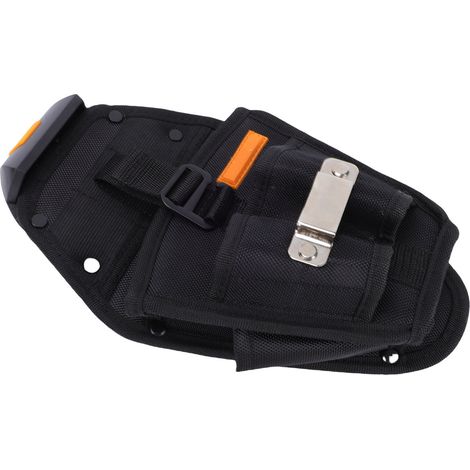 Borsa portautensili multifunzione da 11,4 pollici, organizer da cintura per elettricisti e falegnami, realizzata in robusto tessuto Oxford resistente all'usura. (1/5)