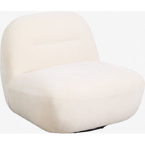 Pack de 2 sillones giratorios en chenilla Sernin SKLUM             