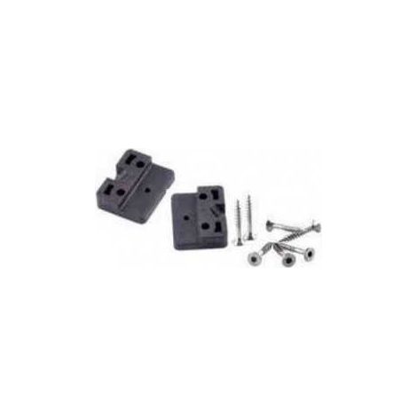 Jouplast – Ensemble de 10 taquets et 20 vis pour fixations invisibles – Polypropylène renforcé – Résistant aux températures -30°C à +60°C – Conforme DTU 43,1 et 51,4