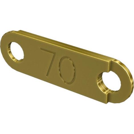 Cordia Incendie – Fusible thermique à plat 70°C – Dimensions L 35 x l 10 mm – Entraînement 25mm – Vendu par 2 pièces