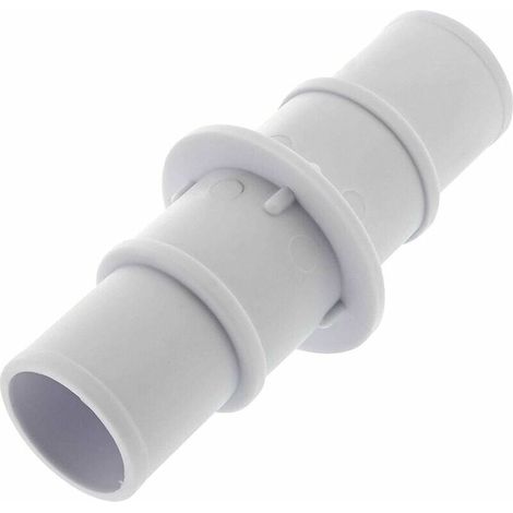 SHINING HOUSE Conector de succión de piscina recto de 2 piezas para piscina compatible con 1-1/4" y 1-1/2", 12 x 3,8 cm, blanco (1/5)
