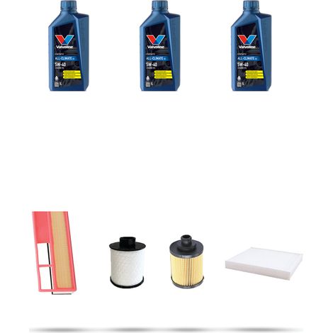 Kit tagliando 4 FILTRI e 3L OLIO compatibile con Lancia Ypsilon 1.3 Jtd 51kw dal 2003 (1/5)
