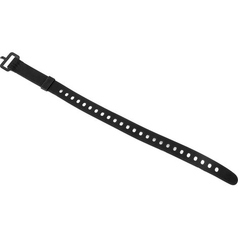 Sangles d'arrimage fiables avec boucle en caoutchouc et en acier inoxydable, pour bagages (noires). (1/5)