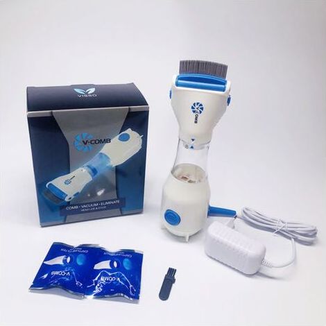 Anti-puces électrique pour chiens et chats, peigne anti-puces, anti-poux (1/4)