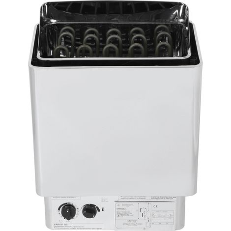 9-kW-Saunaofen aus Edelstahl für Dampfbad, Badezimmer und Spa (220–380 V) (1/5)