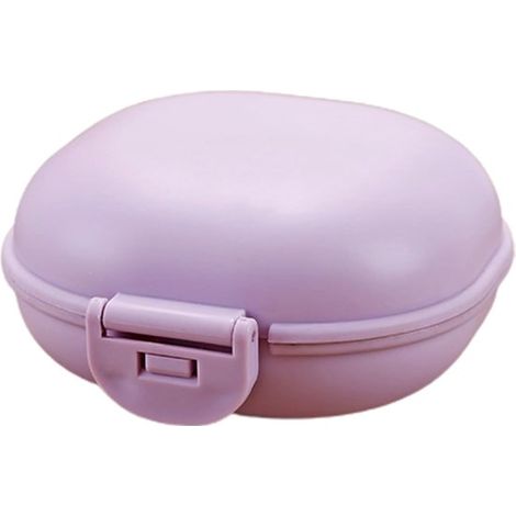 Jabonera de baño,Contenedor de jabón,Almacenamiento para la ducha,Jabonera cuadrada pequeña,impermeable y a prueba de fugas con cierre hermético (1/5)