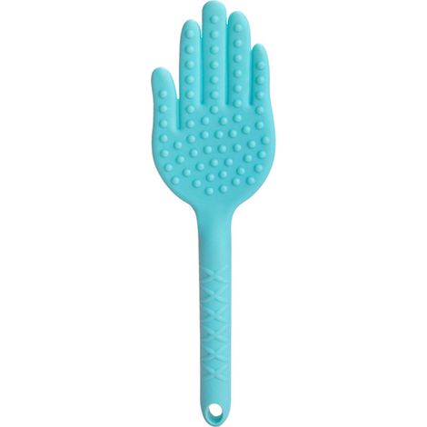 Marteau de massage Pat ergonomique forme paume main, outil de déclenchement des points de tension pour épaules, cou, jambes - bleu (1/5)
