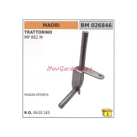 Mozzo Sx ruota MAORI trattorino rasaerba tosaerba tagliaerba MP 862 M 026843