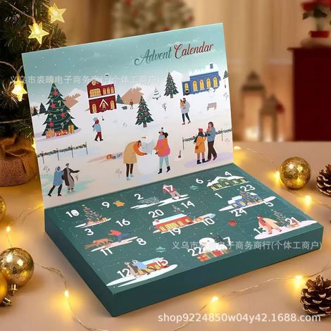 Scented Candle Advent Calendar 2026 - 24 Tea-Colored Candles for Women's Christmas Blind Box - Scented Candle Advent Calendar -