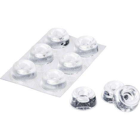 3M SJ 5309 MPCB Gerätefuß selbstklebend, rund Transparent (Ø x H) 22.3 mm x 10.1 mm 6 St.