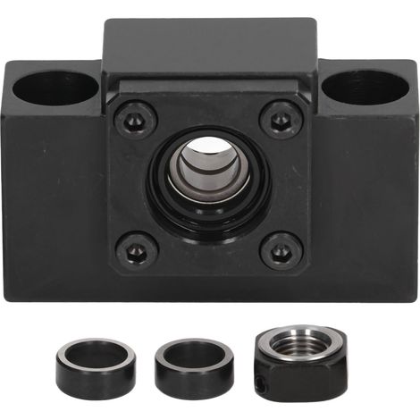 AK10 Support de vis à billes en acier carbone, rotation stable pour machine CNC, adapté à SFU1204 (1/5)